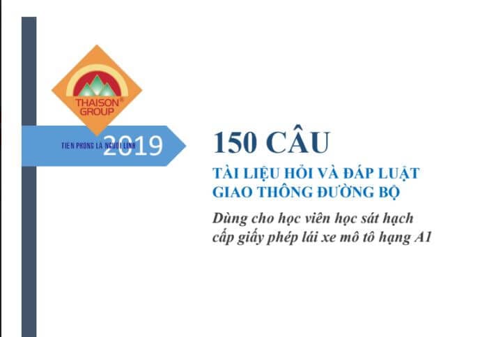 Mẹo Thi Lý Thuyết Trong 150 Câu Hỏi Sát Hạch Lái Xe A1 3