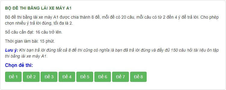 Các bạn không cần tải về mà chỉ cần truy cập vào đường dẫn chúng tôi cung cấp để thi trực tuyến