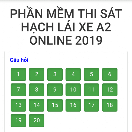 Bộ Đề Thi Bằng Lái Xe A2 - Hỗ Trợ Ôn Thi Chính Xác Tuyệt Đối 2