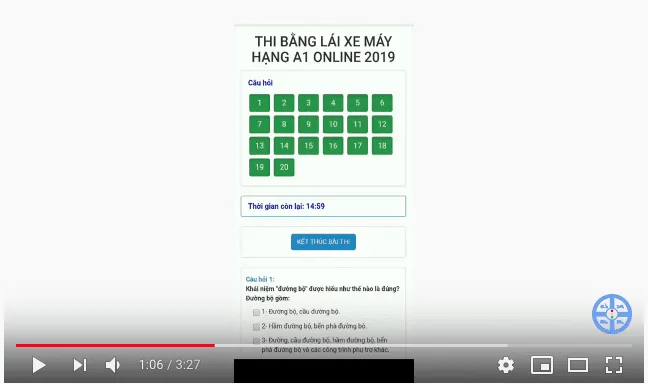 Bí Kíp & Mẹo Thi Đậu Bằng Lái Xe Máy - Phần Thi Lý Thuyết 3