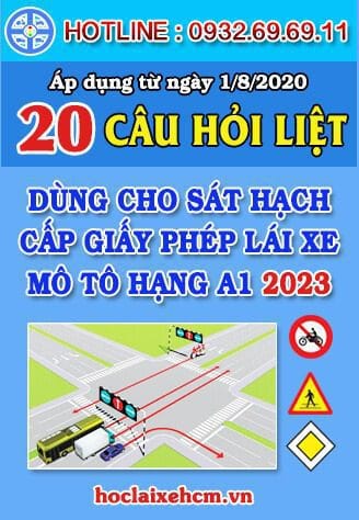 20 Câu Hỏi Điểm Liệt Thi Bằng Lái Xe Máy Hạng A1